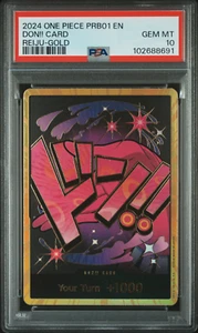 One Piece The Best PRB01 DON!! Reiju Gold PSA 10 Gem Mint english - Picture 1 of 2
