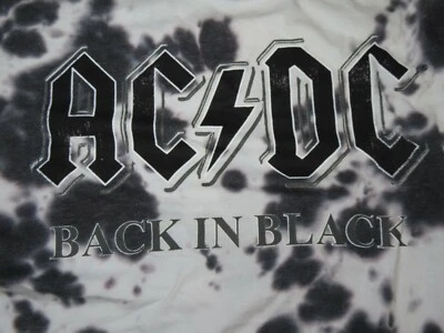 Retro 2021 AC DC "Back in BLACK" (3XL) T-Shirt ANGUS YOUNG - Image 1 of 2