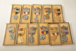 Lot of 11 Shooting Medals (E3R) Portland Oregon (JSF6) 1959-60 61 62 63 Wagon - Picture 1 of 9
