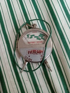 *{J92} Vintage Eveready Battery Tester No. R-1739 (J92) - Picture 1 of 9