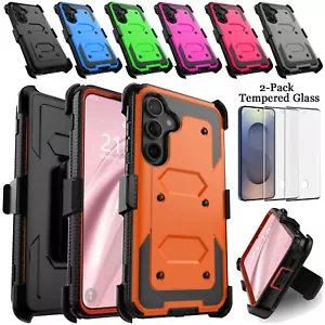 Funda/Protector de Pantalla con Clip de Cinturón Ultra Resistente para Samsung Galaxy S25/Plus/Ultra Resistente - Imagen 1 de 82