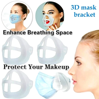 Mascarilla Soporte Boca Separador Interior Reutilizable 3D Soporte d Respiracion - Image 1 of 4