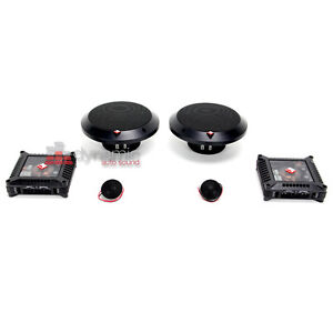 Rockford Fosgate T16-S Power Series 6" Car Stereo Component Speaker System New