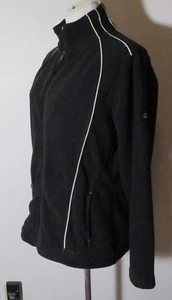 Fleece SNOZU Black Full Zip Fleece Jacket Size L - Picture 1 of 6