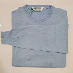 MAGLIONE GIROCOLLO UOMO COTONE SQUAD2 CRISTAL NUOVI ARRIVI PRIMAVERA ESTATE - Picture 1 of 3