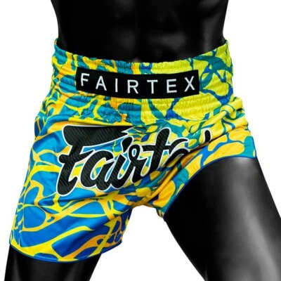 Fairtex Muay Thai Boxing Shorts BS1927 Magma Green Kickboxing MMA Ships From USA - Image 1 of 4
