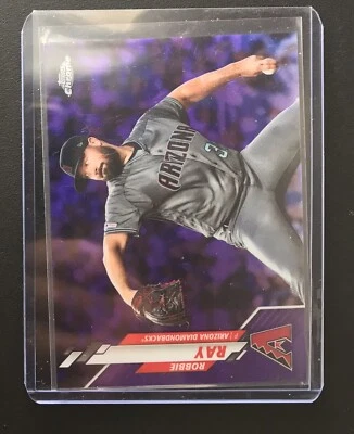 2020 Topps Chrome Purple Refractor 192 Robbie Ray Diamondbacks 175/299 - Image 1 of 3