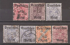 Germany(Wurttemberg)  Sc#O177-O182   Used      CV $19     gtc13 - Picture 1 of 1