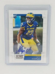 Nasir Adderley 2019 Score Football - RC #182 AUTO - Los Angeles Chargers - Picture 1 of 2