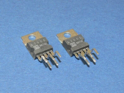 SGS L200C adjustable Voltage Regulator einstellbarer Spannungsregler 2 Stück Set - Bild 1 von 2