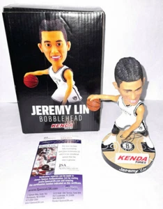 JSA COA Jeremy Lin Signed Auto Autograph 2017 Brooklyn Nets Bobblehead RARE - Picture 1 of 10