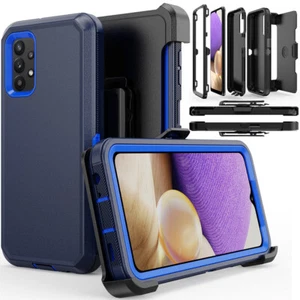 Per Samsung Galaxy A71 A51 A32 A21s A52 A72 A12 custodia antiurto con clip da cintura - Foto 1 di 52