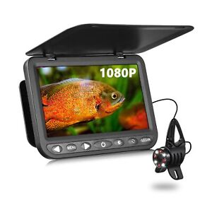 7'' Underwater Fishing Camera - [Upgrade HD 1080P] Ice Fishing Camera Underwa...