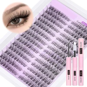 wispy Lash Cluster Kit Natural Lash Extension Kit C Curl Wimperncluster 252tlg - Bild 1 von 7