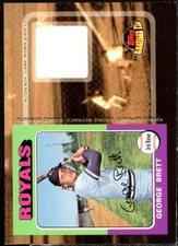 George Brett Jsy Card 2001 Topps American Pie Rookie Reprint Relics #BBRRGB 