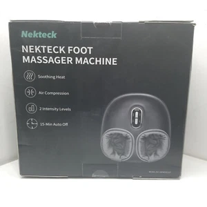 Macchina massaggiatrice piedi shiatsu Nekteck COLORI CASUALI NERO BIANCO MARRONE - Foto 1 di 13