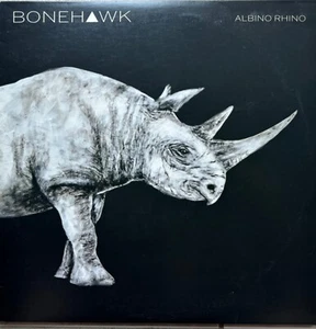 Bonehawk - Albino Rhino - 2013 - Double 12" 45RPM Limited Ed. Emerald Green LP's - Imagen 1 de 5
