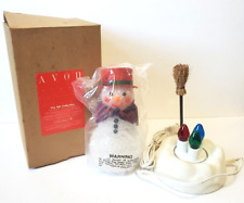 Avon The Gift Collection Chilly Samantha Light Up Snow Woman Snowman with Broom