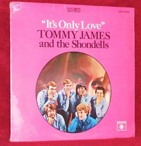 LP TOMMY JAMES & THE SHONDELLS IT'S ONLY LOVE 1966 ROULETTE STEREO SEALED - Picture 1 of 2