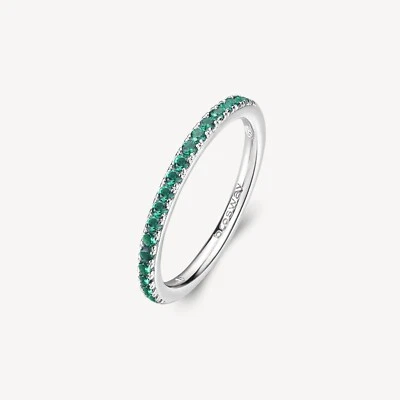 BROSWAY FANCY ANELLO DA DONNA IN ARGENTO 925 E ZIRCONI FLG65D LIFE GREEN N.16 - Immagine 1 di 4