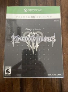 New * Kingdom Hearts III 3 Deluxe Edition - Xbox One w/ Pin & Steelbook * Sealed - Picture 1 of 2