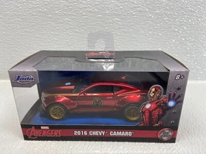 Jada Toys Marvel Avengers 2016 Red Chevy Camaro Die Cast Car Scale 1/32 - Picture 1 of 7