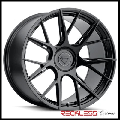 BLAQUE DIAMOND 20" BD-F18 BLACK CONCAVE WHEEL RIMS FITS BENZ ML350 ML500 ML550 - Изображение 1 из 4