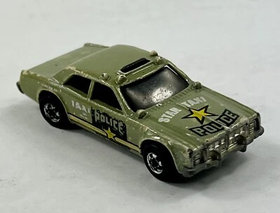 Vintage Hot Wheels 1977 POLICE STAR TAXI CAB Color Changer Car Malaysia   GA - Image 1 of 4