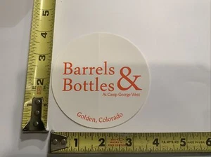 Barrels & Bottles Brewing George West Golden-Colorado Sticker/Decal - Picture 1 of 1