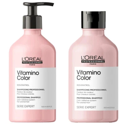 L'Oreal Professionnel Serie Expert Vitamino Color –Shampoo 300ml & 500ml - Image 1 of 4