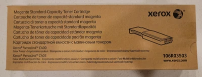 Cartucho de toner genuíno Xerox 106R03503 magenta capacidade padrão novo na caixa - Imagem 1 de 4