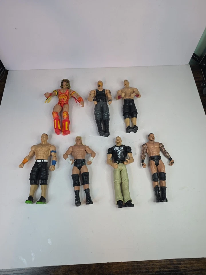 Lote mixto de 7 figuras de lucha libre WWE WWF 2011-2017 Foto 1 de 4