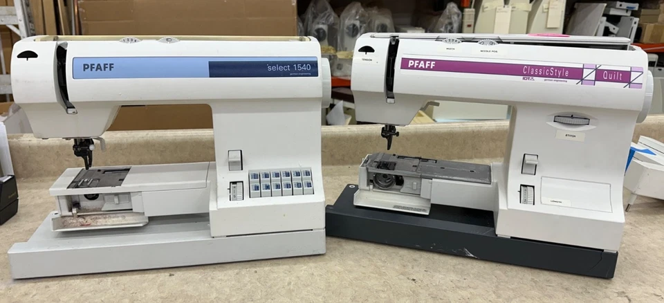 Pfaff 2er Pack ~ Classic Style 1527 und Select 1540 ~ For Parts - Bild 1 von 4