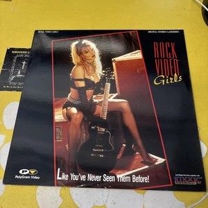 Rock Video Girls Laserdisc - RARE Cinderella Slaughter Aerosmith Van Halen - Imagen 1 de 4