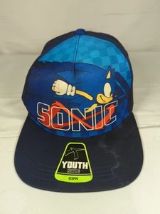 Sonic The Hedgehog Youth Hat Snapback Cap Adjustable Blue - Picture 1 of 10