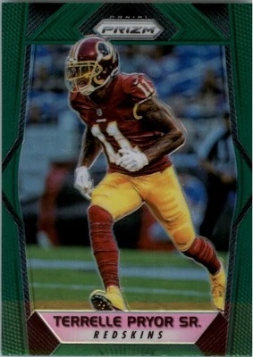 2017 Panini Prizm Prizms Green #21 Terrelle Pryor Sr. - FB - Image 1 of 2