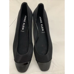 Anne Klein Caroleen Black Flats Womens Size 8.5 Slip On Loafers - Picture 1 of 7