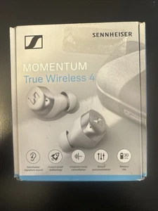 Sennheiser Momentum True Wireless 4 Earbuds - White Silver - Picture 1 of 15