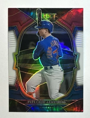 2023 Panini Select #11 Pete Crow-Armstrong Tri-Color Prizm - Image 1 of 4