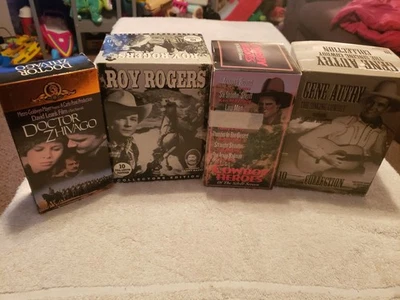 western vhs lot Cowboy Heroes,  Roy Rogers, Gene Autry, Doctor Zhivago Box Sets - Image 1 of 4