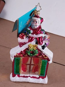 Seltener Weihnachtsschmuck Christopher Radko "Must Be Santa" 2006 im Ruhestand  - Bild 1 von 10