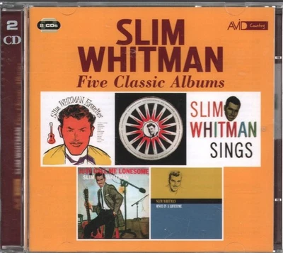 Slim Whitman Fünf Klassische Alben Doppel-CD Europa Avid 2019 2CD Set AMSC1346 - Bild 1 von 2