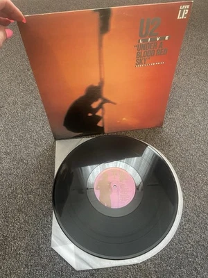 U2 LIVE UNDER A BLOOD RED SKY 1983 Vintage Vinyl Mini Lp Record Album Rare - Image 1 of 4