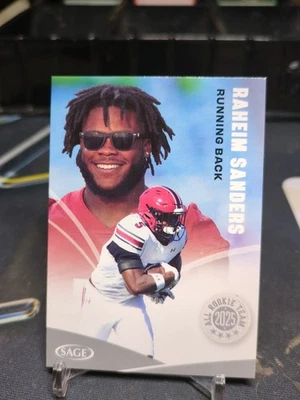 2025 Sage High Series Football- Rocket Sanders All Rookie Team Silver #165 USC - Image 1 of 2