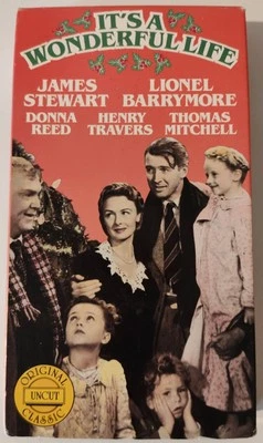 Its a Wonderful Life VHS 1987 (1946 Film) Black & White Goodtimes Home Video - Image 1 of 4