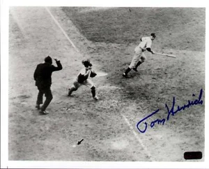 FOTOGRAFÍA AUTOGRAFIADA DE 8X10 TOMMY HENRICH YANKEE  - Imagen 1 de 1