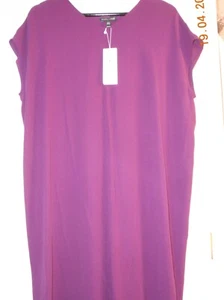 'Eileen Fisher' US Designer Ladies Dress. 100% Silk. Purple. XXS - Picture 1 of 3