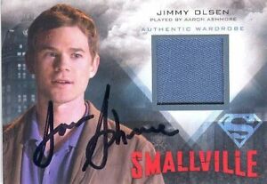 2012 Smallville Seasons 7 - 10 Card M11 Aaron Ashmore As Jimmy Olsen AUTOGRAPHED