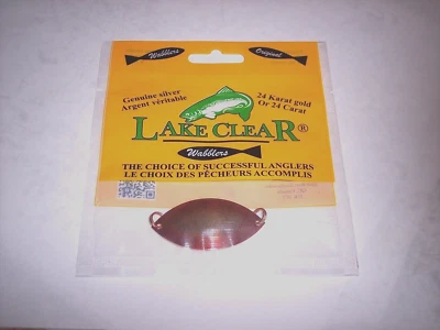 Lake Clear Wabbler Intermitente Trucha Intermitente Placa de Oro Placa de Plata 2" Cuchara Peces Foto 1 de 4