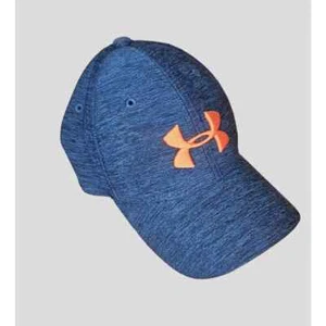 Under armour youth boys logo hat turquoise blue orange size small medium - Picture 1 of 7